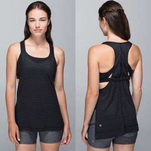 Lululemon Stash It Tank Black SZ 6